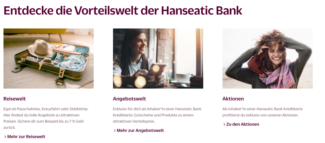 Zugang zu exklusiven Deals über die Hanseatic Vorteilswelt