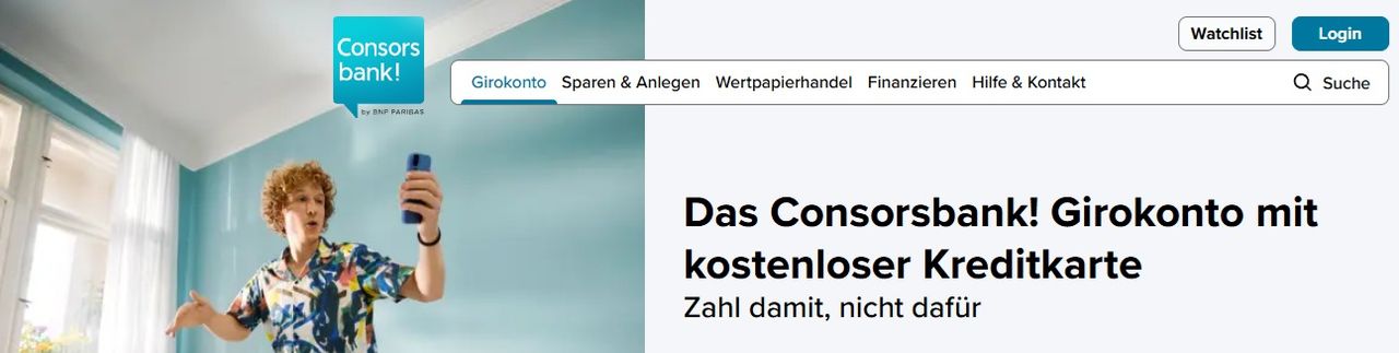 Das Girokonto der Consorsbank