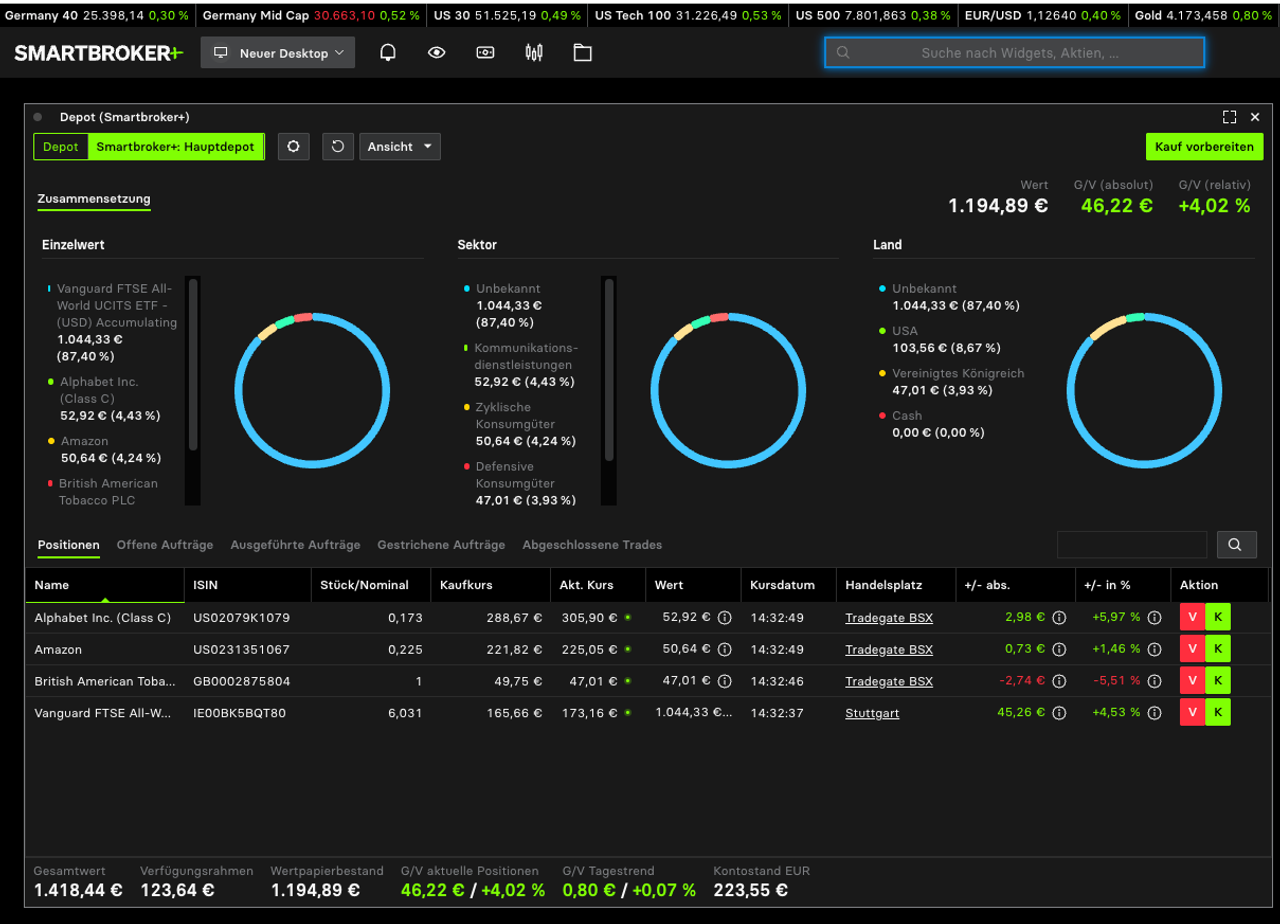Smartbroker Trader: Trading Terminal