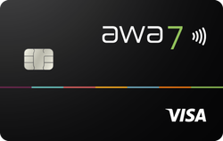 AWA7 Visa Kreditkarte AWA7 Visa Kreditkarte Abbildung