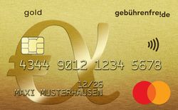 Gebührenfrei Mastercard GOLD Gebührenfrei Mastercard GOLD Abbildung