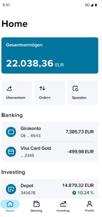 Die Banking-App der Consorsbank