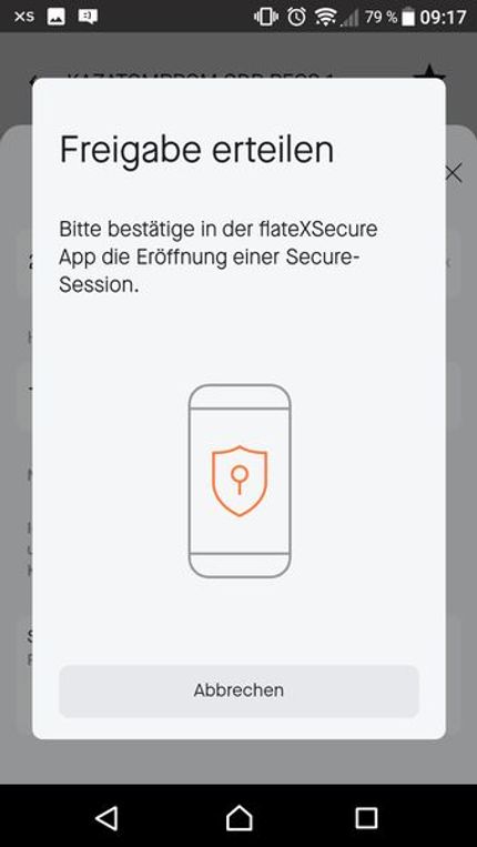 Flatex Secure App zur Freigabe bestätigen