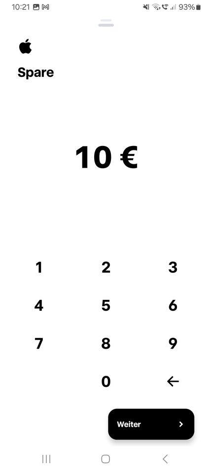 Gib an wie viel du regelmäßig per Sparplan anlegen willst