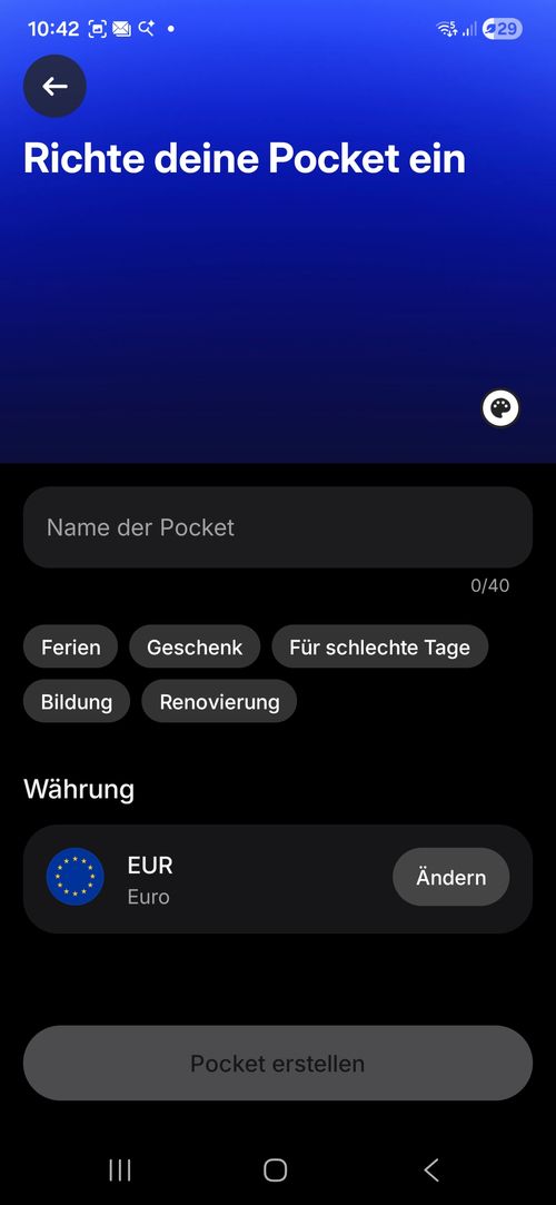 Pockets bei Revolut