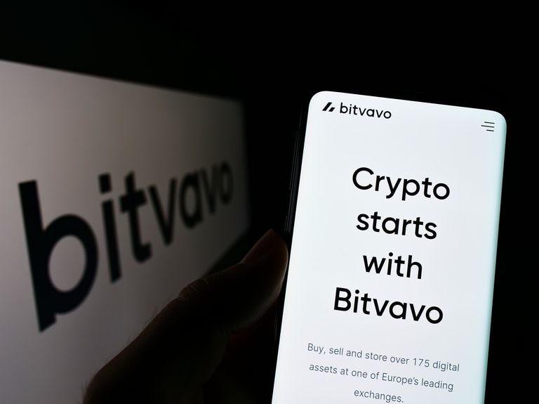 Bitvavo App auf einem Smartphone