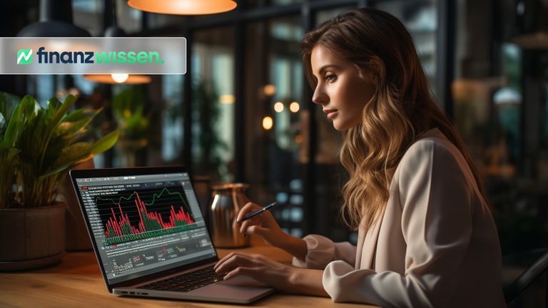 Junge Frau beim Breakout Trading