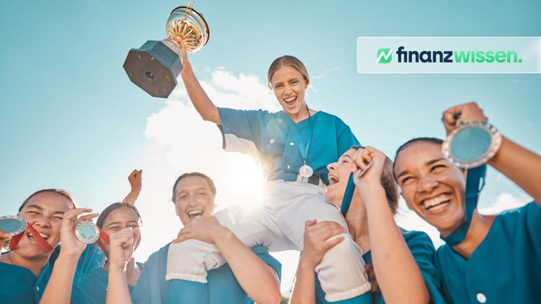 Champions feiern die besten europäischen Aktien