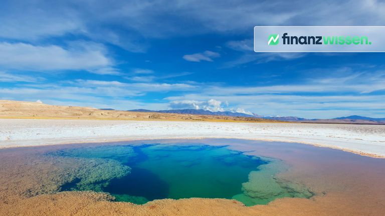 Lithium-Mine in der Wüste