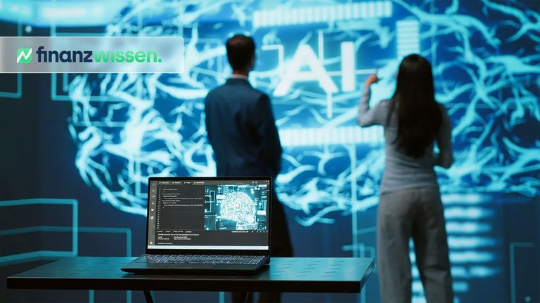 Junge Entwickler beschäftigen sich mit KI