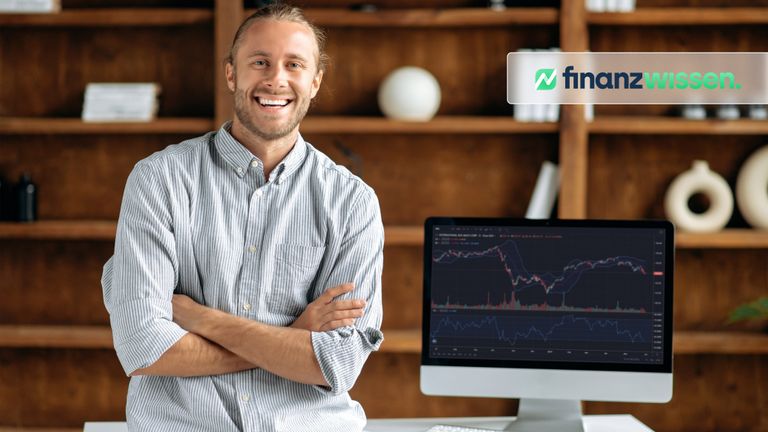 Anleger lernt Forex-Trading