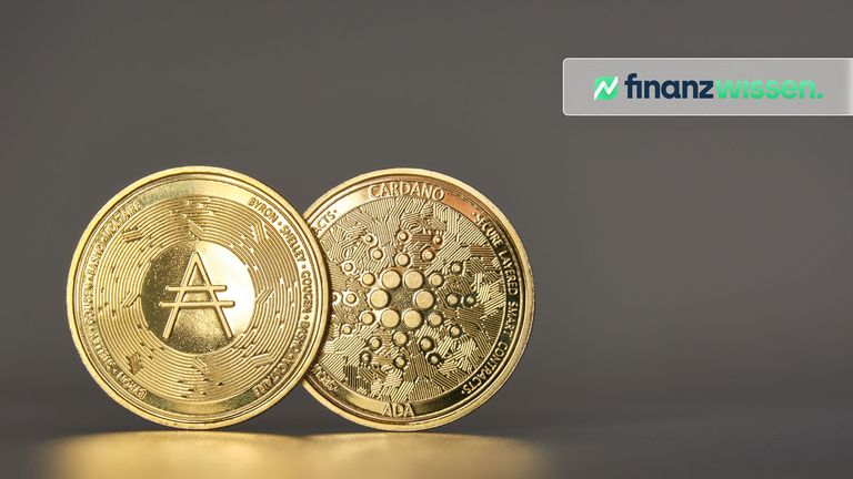 Kryptowährung Cardano Cardano Coin als Symbol für die Kryptowährung
