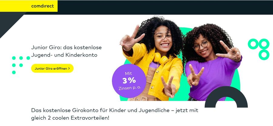 Kinderkonto Comdirect