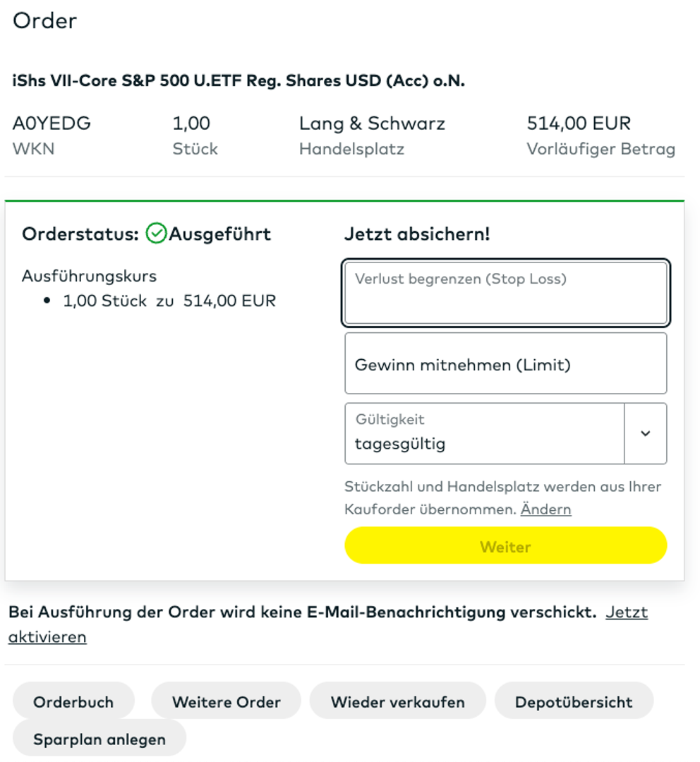 Comdirect Depot ETF kaufen mit Anleitung » Finanzwissen